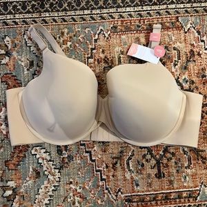 Cacique lightly lined full coverage back smoothing nude bra